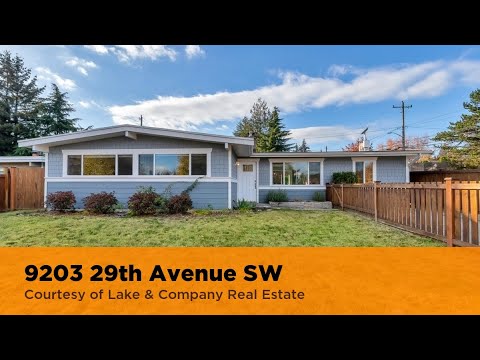 9203 29th Avenue, Seattle, WA home video tour