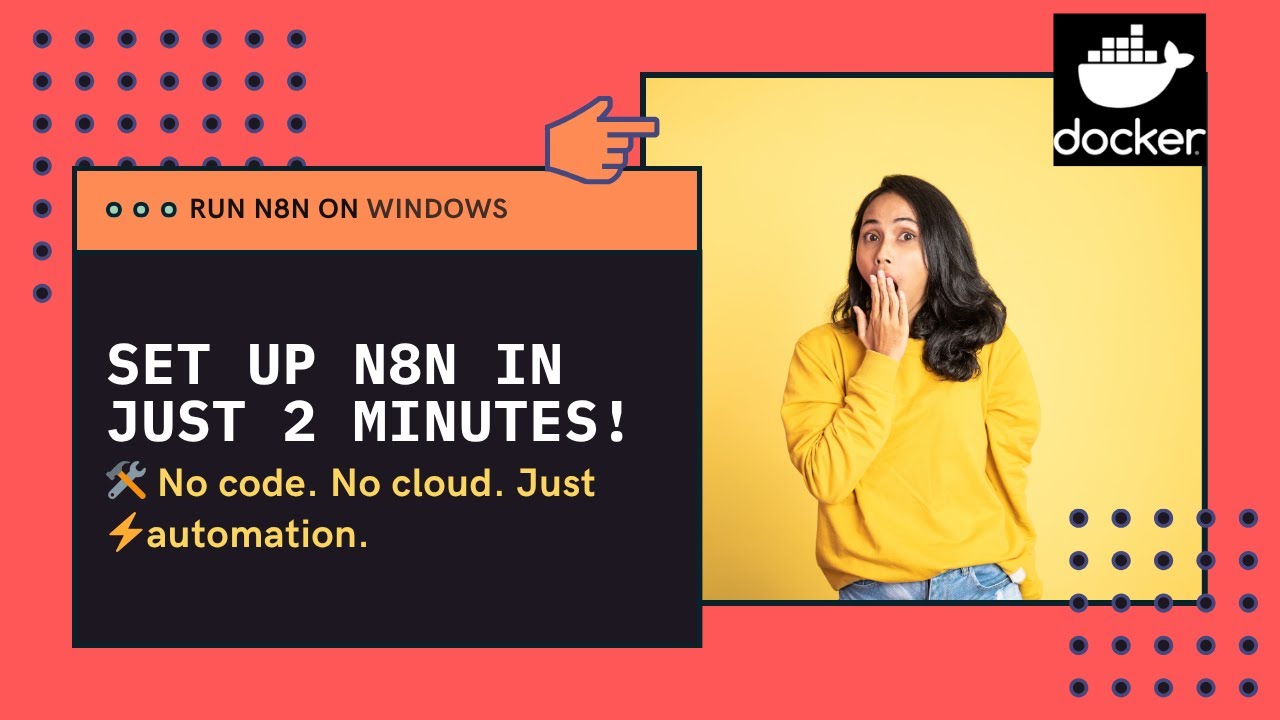 Run n8n on Windows in 2 Minutes (Step-by-Step No Code) 👇 - YouTube