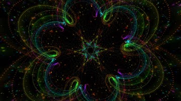60fps Hypnotic Colorful Star Dance 1080p Motion Background