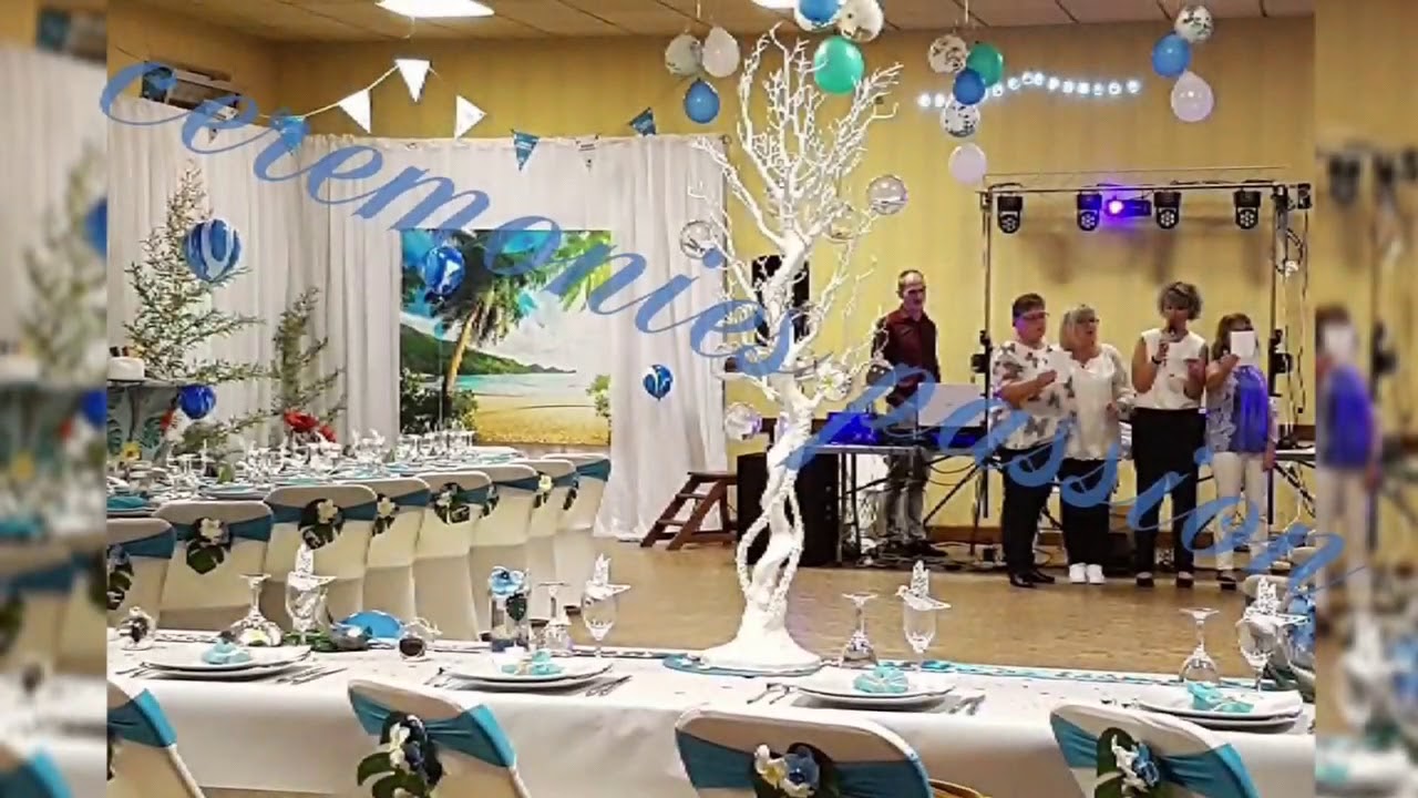 Anniversaire deco salle complete - YouTube