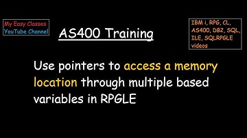 Use pointers to access a memory location through multiple based variables in RPGLE