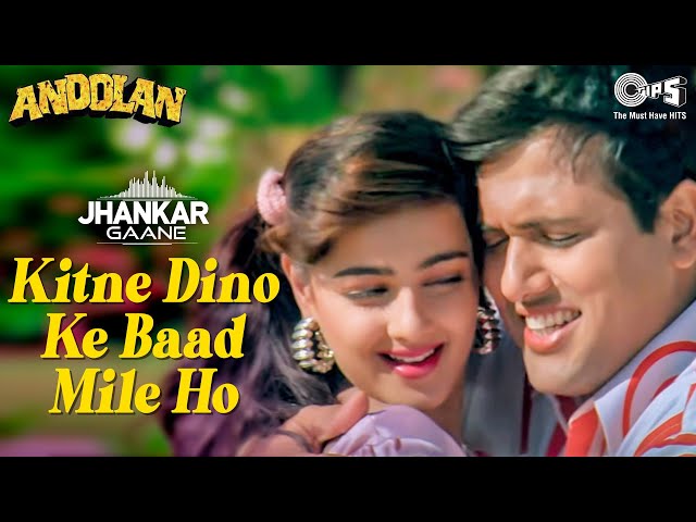 Kitne Dino Ke Baad Mile Ho Jhankar | Govinda, Mamta Kulkarni | Kumar Sanu, Alka Yagnik | Andolan class=