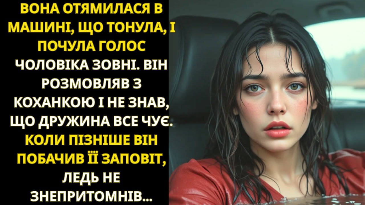 Чоловік штовхнув її в річку й чекав… Він не знав, що вона чула кожне слово