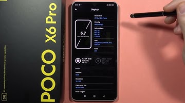POCO X6 Pro: Display Size #howtodevices