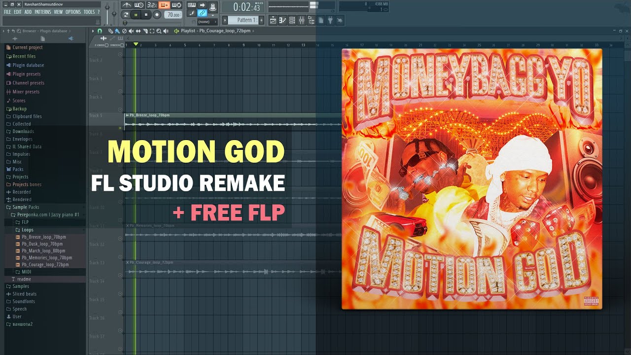 Moneybagg Yo Motion God (FL Studio Remake + Free FLP) YouTube