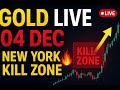 "GOLD OP TRADE 04 DEC 🚀 | ICT SMC Live – High Probability Setups