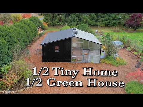 Shed Conversion inside a Greenhouse - Full Build Process