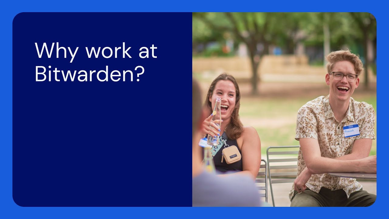 Bitwarden Culture Video