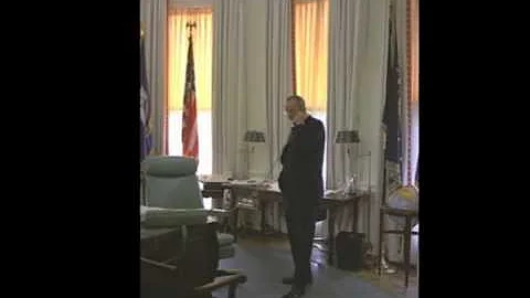 LBJ and Arthur Goldberg, 12/31/66, 8.23A. 2 of 4.