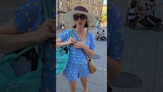 @bonniecoopersoprano8173 on why she sings at Peregrina plaza. #galicia #pontevedra