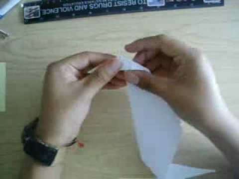 How to make the origami pecking chicken - YouTube