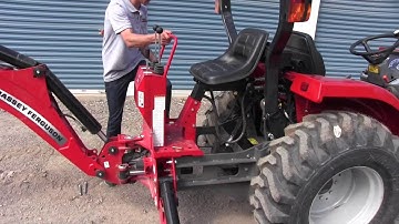 Removing a Backhoe from a Tractor