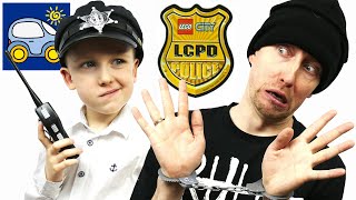 Илья и папа и их первый Лего полицейский участок 60047