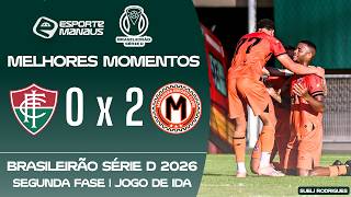 INDEPENDÊNCIA-AC 0 X 2 MANAUARA | MELHORES MOMENTOS | SEGUNDA FASE DO BRASILEIRÃO SÉRIE D 2026 (IDA)