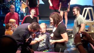 Cameron Gets Baptized