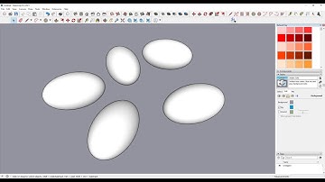 Create 3D Eggs in Sketchup