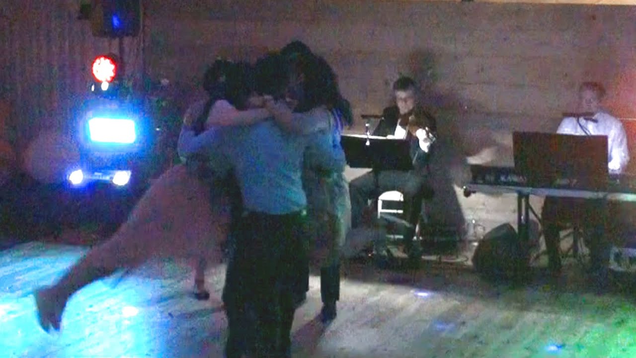 Ceilidh Knights playing the Cumberland Reel at Vallum Farm in Northumberland