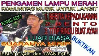 PENGAMEN LAMPU MERAH || KOMUNITAS MUSIK UNTUK LANGIT || SUARA KANG ADO MIRIP EBIET G.Ade & IWAN FALS