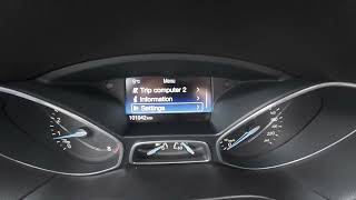 FORD Focus MK3 (2011-2018) – Come attivare/disattivare Speed Warning (Avviso velocità)