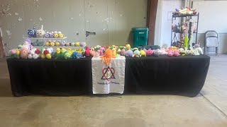 Day 1 at the Fair! #crochet #craftshow #market 