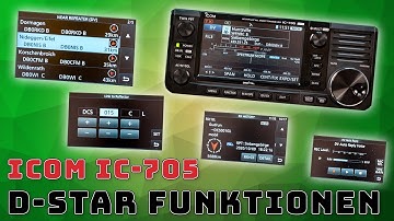 Icom IC-705 📻 D-STAR erklärt