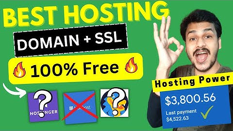 ⚡Domain + SSL ⚡ 100% Free | Best Hosting for WordPress website 2023 | Host Any Niche Blog ?
