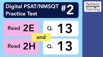 Digital PSAT 2, Reading Module 2H, Question 13 (passage)