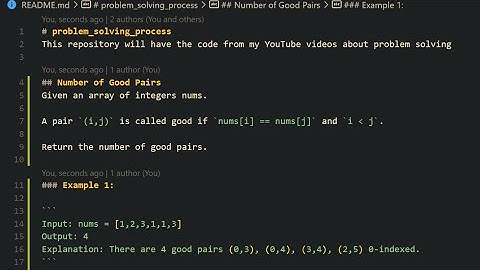 Byte Size Dev (First Pass Solution) [Brute Force]  Number of Good Pairs w/ Tom Tarpey