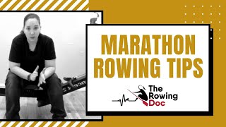 Marathon rowing tips from Dr. Amanda Painter, PT, DPT
