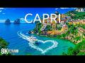 Capri Italy 8K UHD 🌊 Turquoise Waters &amp; Mediterranean Summer Coastal Scenery | Video 8K UHD