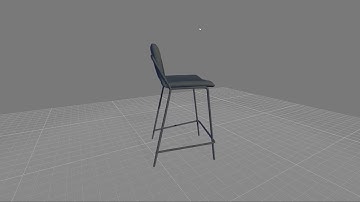 Sling Upholstered Bar and Counter Stool Tall Chair