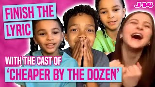 'Cheaper By The Dozen' Cast Sing Songs from Frozen, Lion King, Hamilton & More! | Finish The Lyric