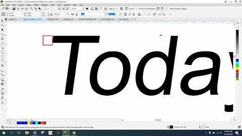 Corel Draw Tips & Tricks Make a Font Italic and others on you page the same Part 2