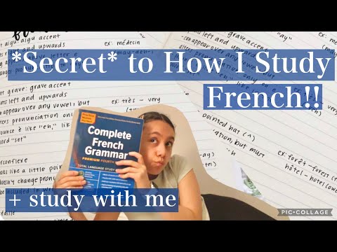 HOW I LEARN FRENCH (my secret)?? STUDY FRENCH WITH ME ??