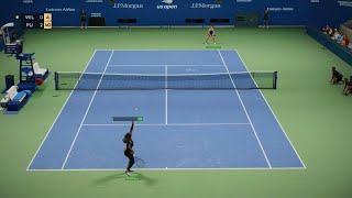 TopSpin 2K25 Pliskova vs Serena Williams legend difficult