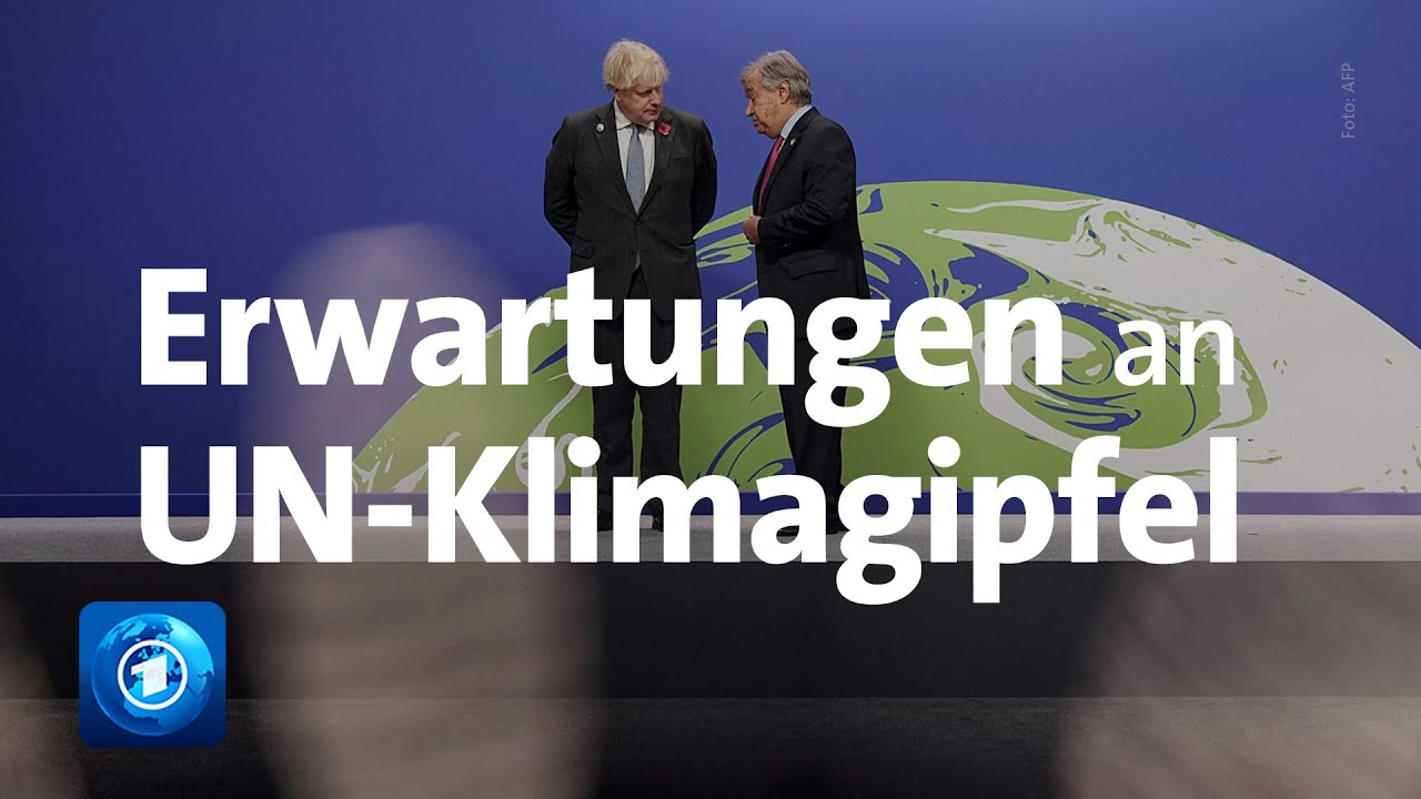 Erwartungen an Klimagipfel in Glasgow - YouTube