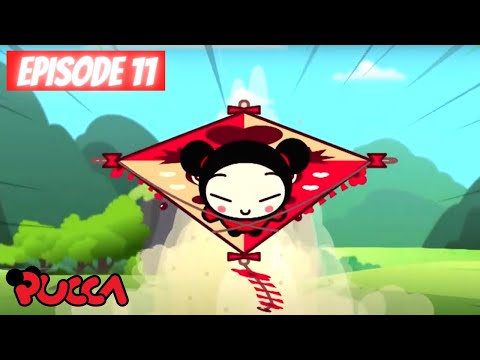 Pucca: Episode 11 - Let's Go Fly a Ninja!!! 🏞️🪁🐱‍👤 | Planeta Junior TV GR