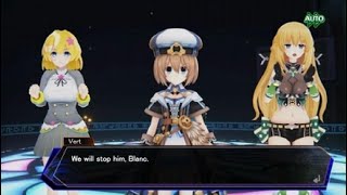 Neptunia Virtual Stars - Blanc Wants To Rip The Librarian Apart