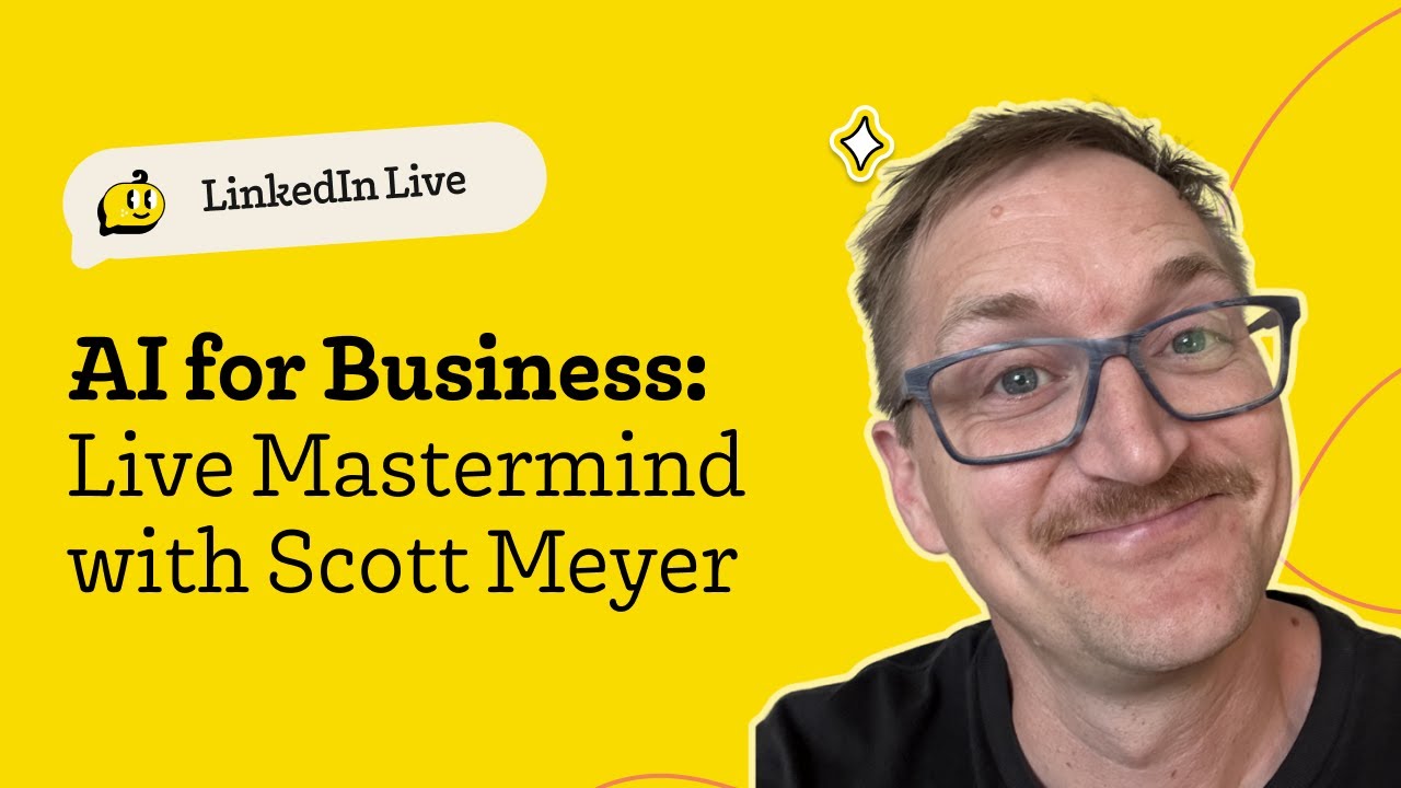AI for Business: Live Mastermind with Scott Meyer - YouTube