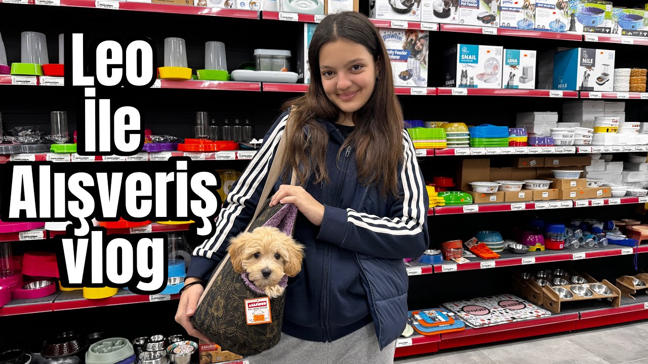 KÖPEĞİMİZ LEO İÇİN ALIŞVERİŞE GİDİYORUZ