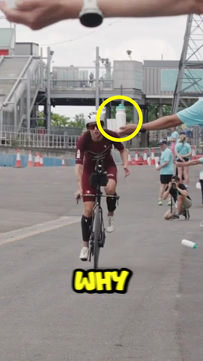 Everyone thought she was cheating! (@t100triathlon)