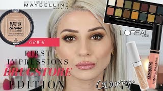 GRWM DRUGSTORE EDITION! (colourpop, w7, loreal, maybelline, radiant) || GIO DREVELI ||