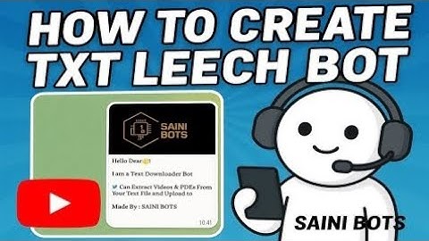 How to create txt leech bot (UPLOADER BOT) #uploader #extractor