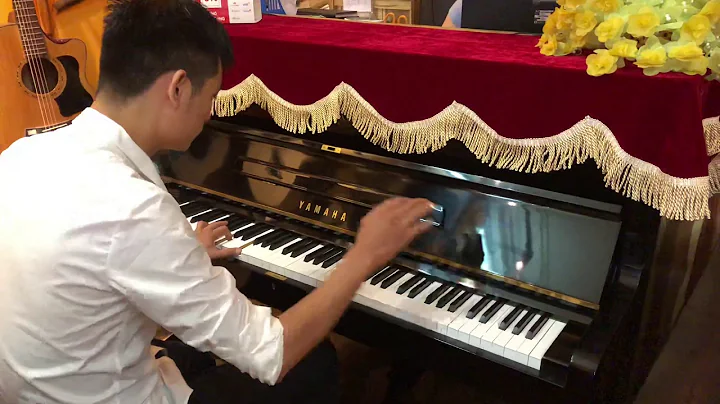 YAMAHA U1F - Test âm thanh tại Key Music