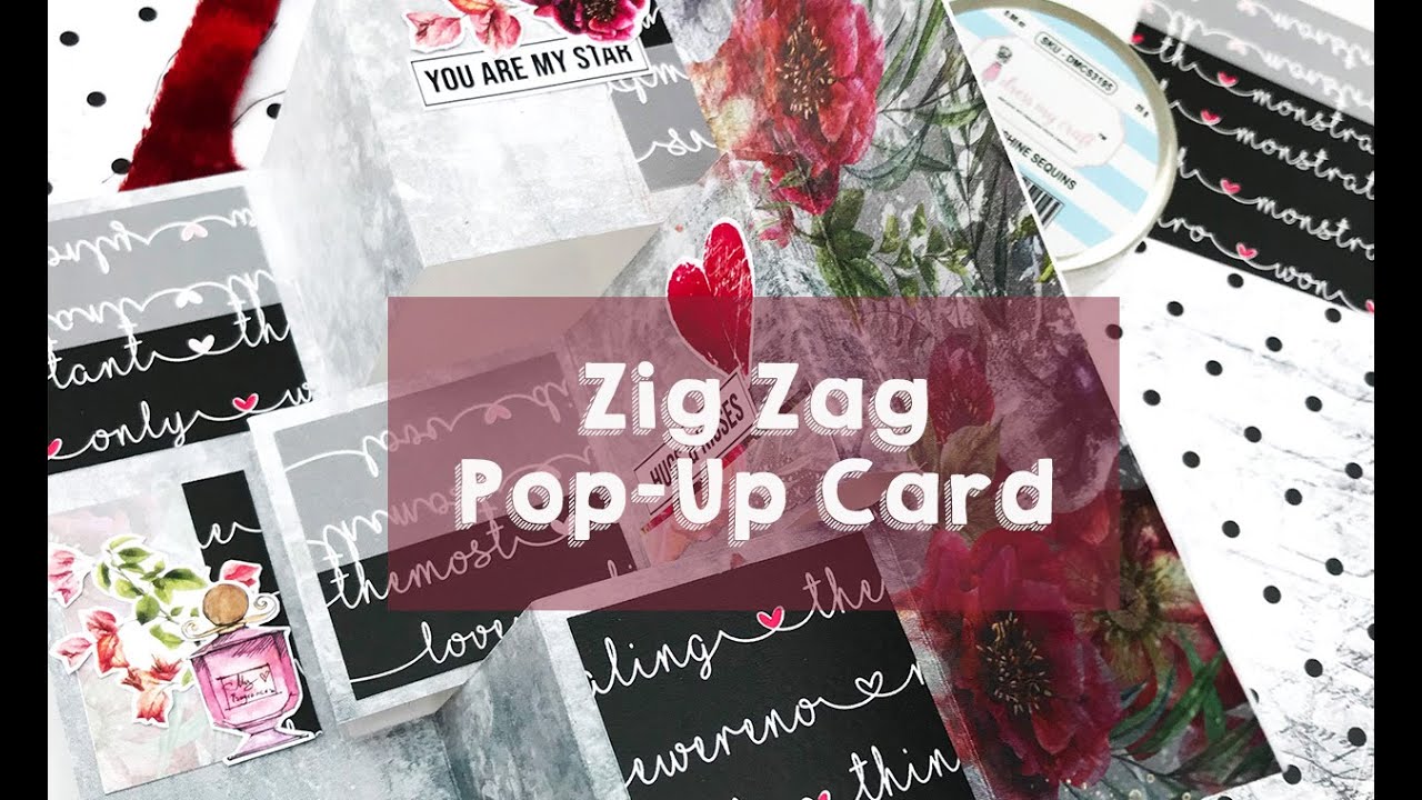 Zig Zag Pop Up Card | Video Tutorial - YouTube