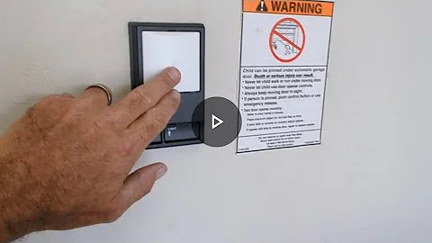 How To Diagnose And Repair A Faulty Garage Door Button / Wall Mounted
