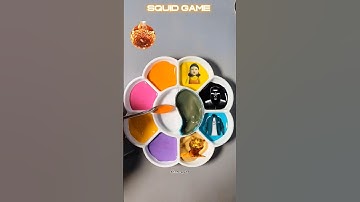 Guess the mixed colors of Squid Game 2 part1 #squidgame2 #squidgame #colormixing #satisfying