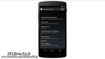 Google Nexus 5 : How to Enable Developer Options Android KitKat
