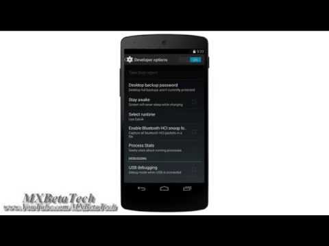Google Nexus 5 : How to Enable Developer Options Android KitKat