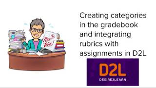 Create and connect a rubric to a dropbox assignment in D2L